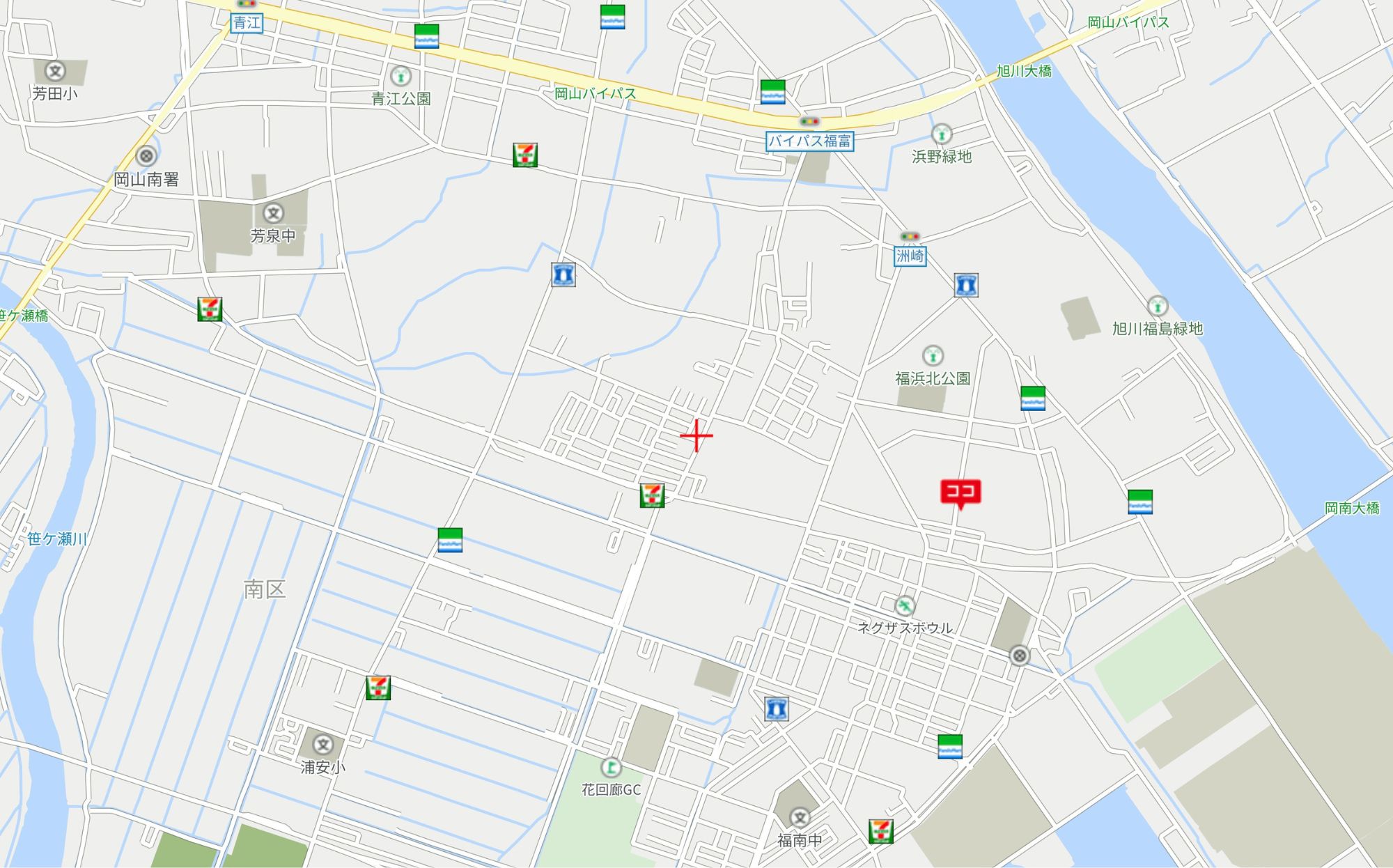 岡山市南区若葉町